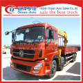 8 * 4 Dongfeng 25 ton caminhão guindaste, caminhão montado guindaste para venda